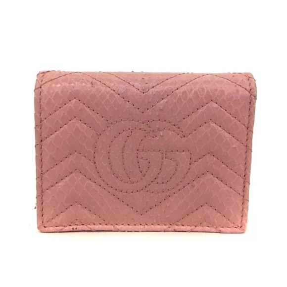❌ SOLD ❌Gucci Marmont Python Compact Wallet w/ COA - Picture 4 of 9